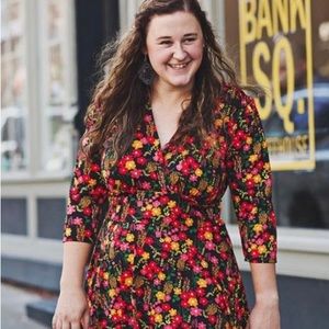 Karina Dresses Megan faux wrap dress